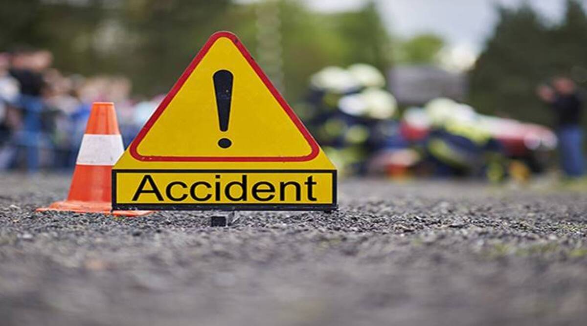 A motorcycle collided with a tractor near Vihal