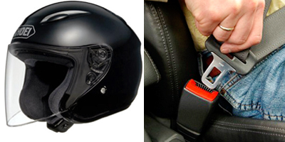 Helmets are mandatory in government offices to prevent accidents
