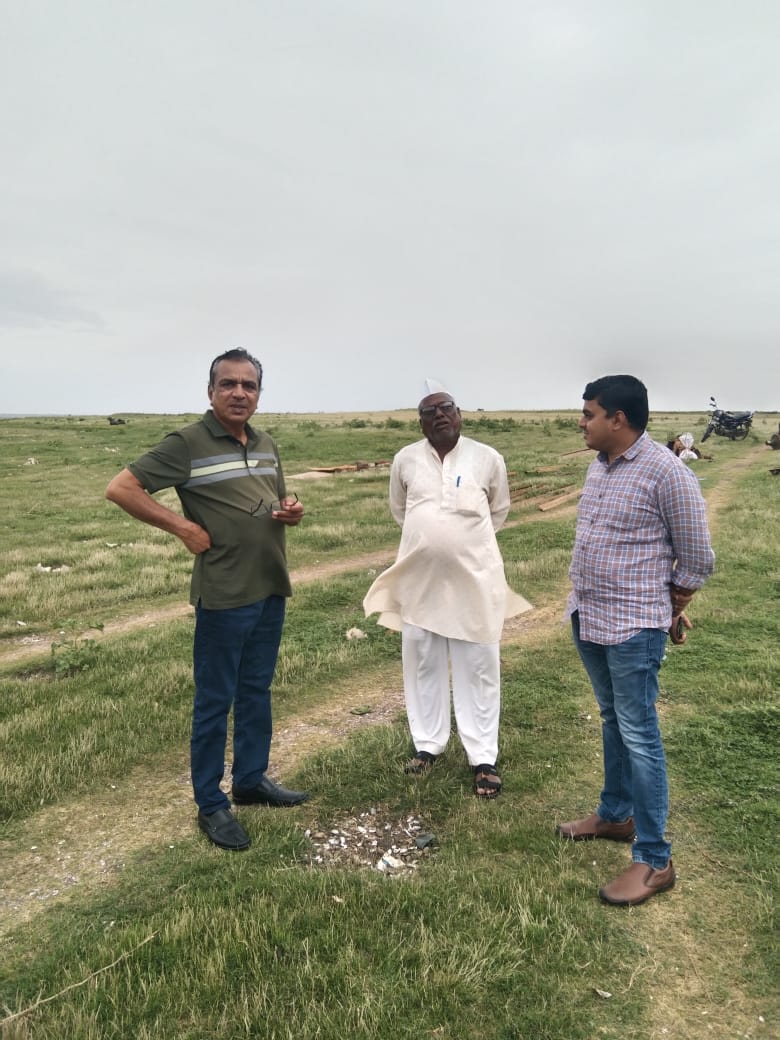 Inspection of the site of the newly constructed Diksal bridge by the contractor