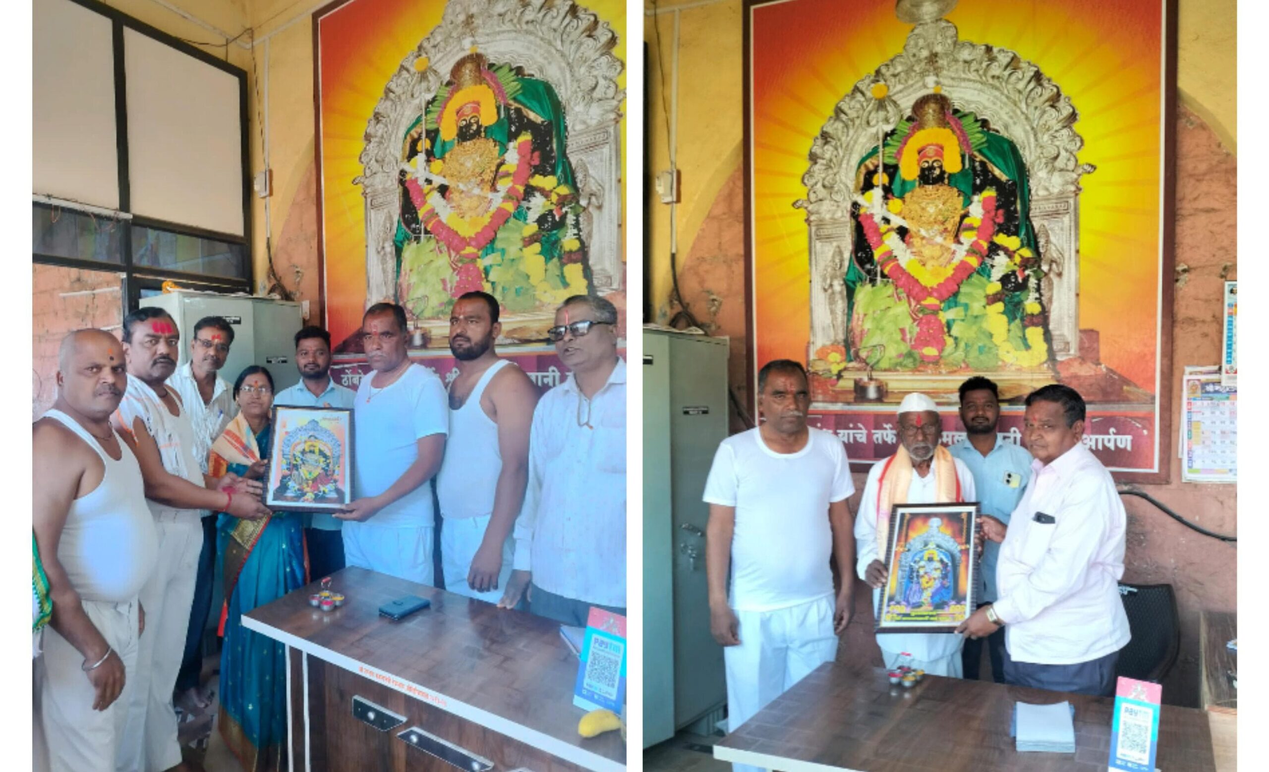 Donation of 11 thousand for preservation and conservation of Sri Kamaladevi temple