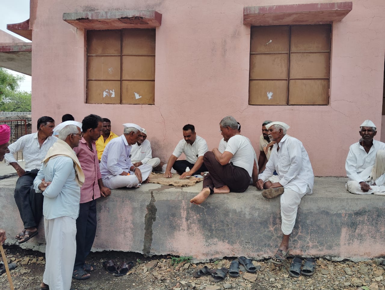 Guidance to farmers regarding seed processing and seed germination test in Limbewadi