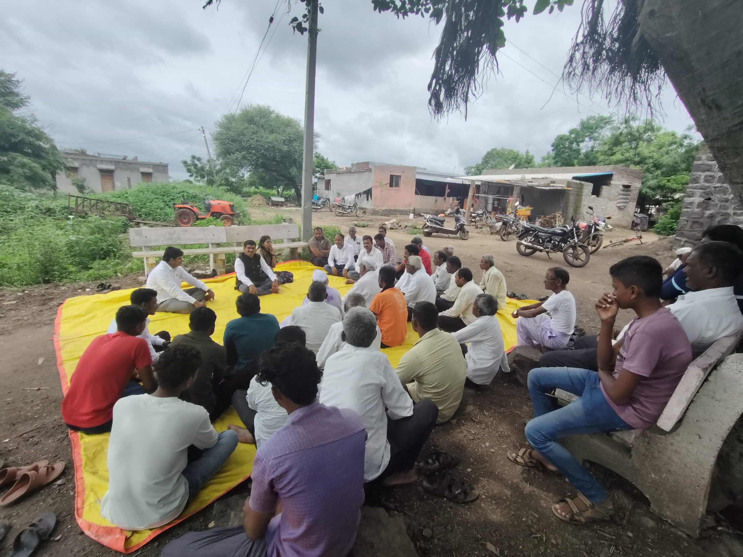 Ramdas Zol visited Pandurang settlement in Bittergaon S